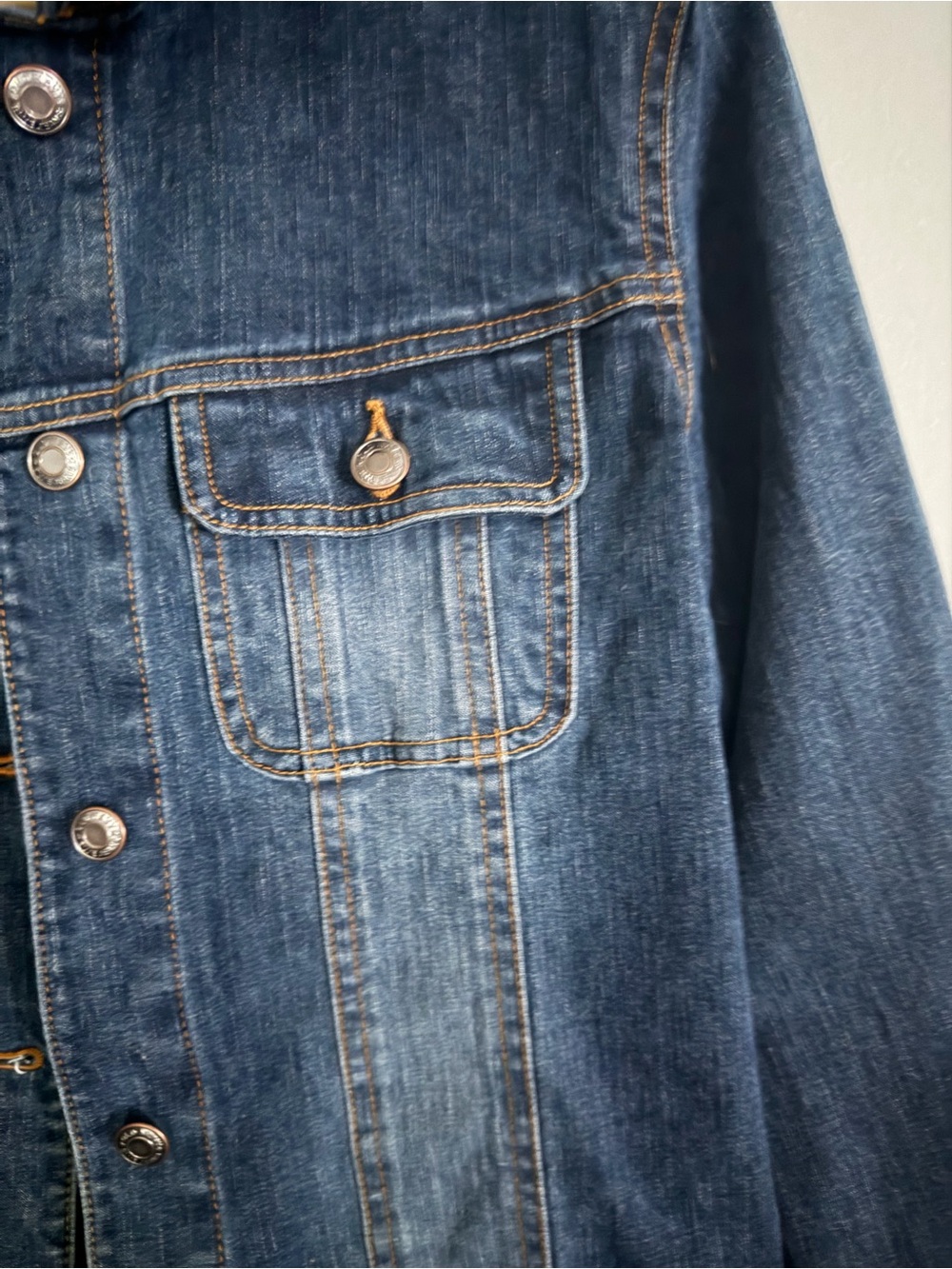 Bear UpCycled Denim Jacket | Old Navy | Large | Bird & Blossom - Picture 5 of 9